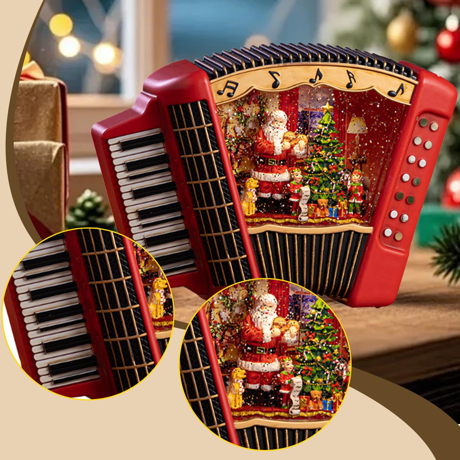 Snow Globe Musical - Bola Salju Natal Musikal Dekorasi Natal