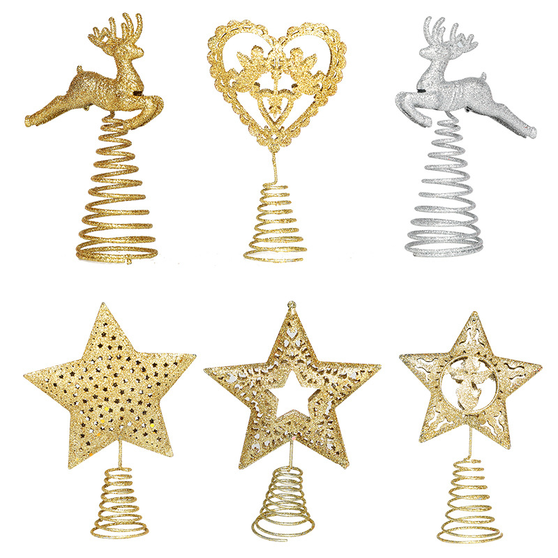 Star Tree Topper - Dekorasi Bintang atas pohon Natal emas