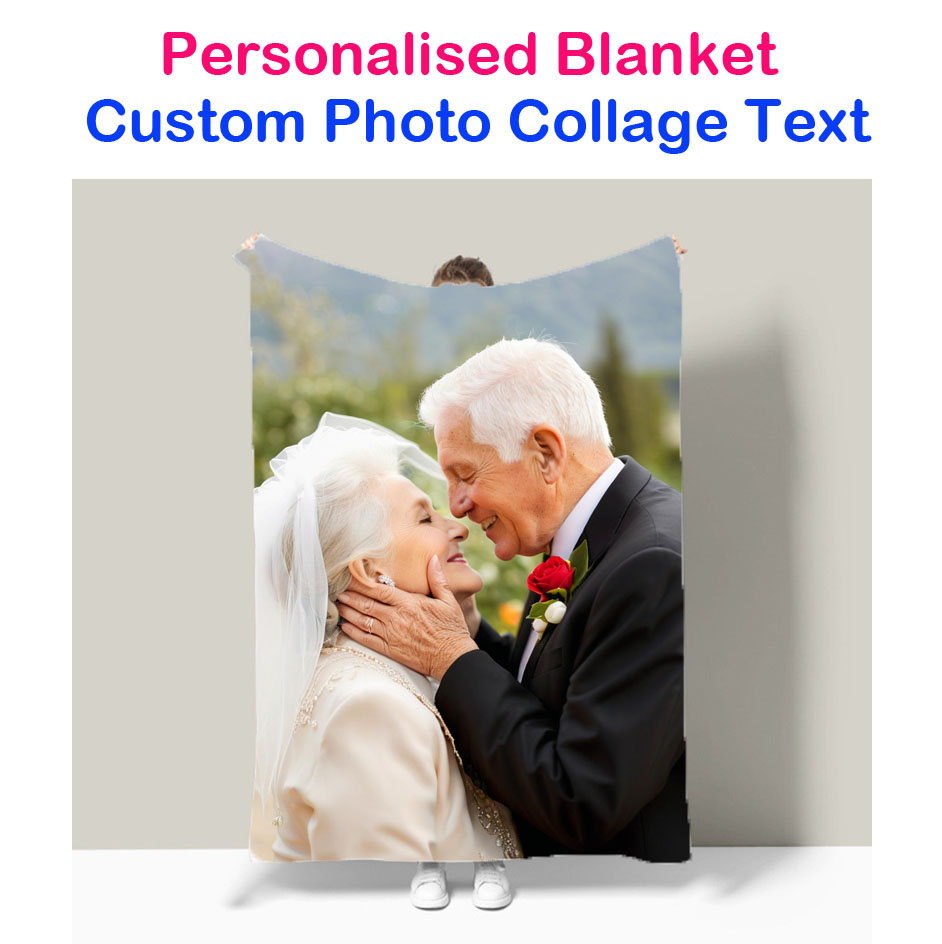 Christmas Throw Blanket - Selimut Sofa Flanel yang Dapat Disesuaikan