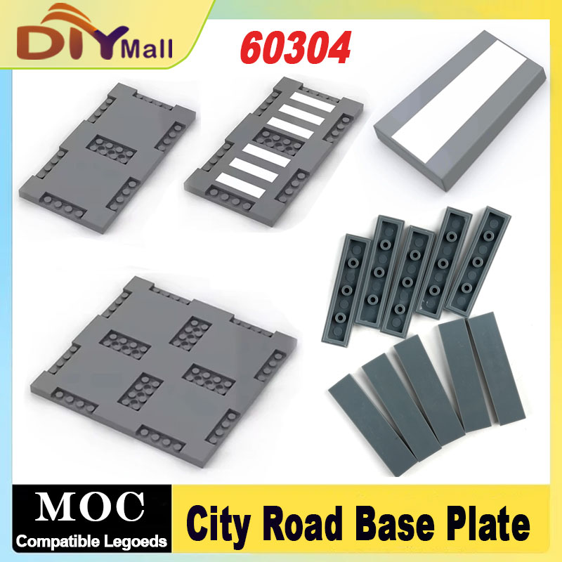 Lego Set Creator - Set Pelat Dasar Jalan Kota MOC