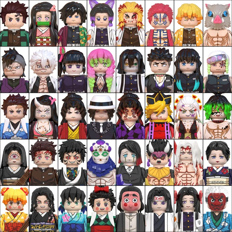 Minifigures Demon Slayer Build - Lego Set Technic ulasan dan harga