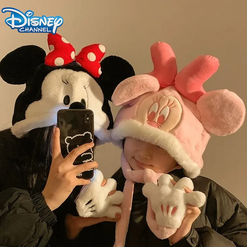 Topi syal Mickey Minnie Mouse, - Santa Hat Plush ulasan dan harga