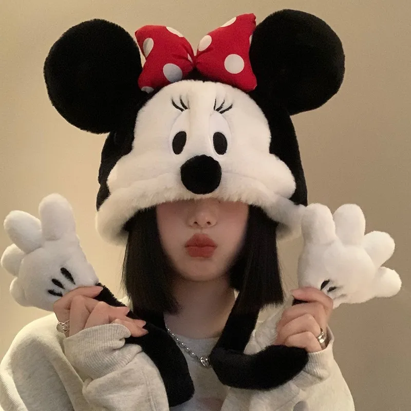 Topi syal Mickey Minnie Mouse, - Santa Hat Plush ulasan dan harga