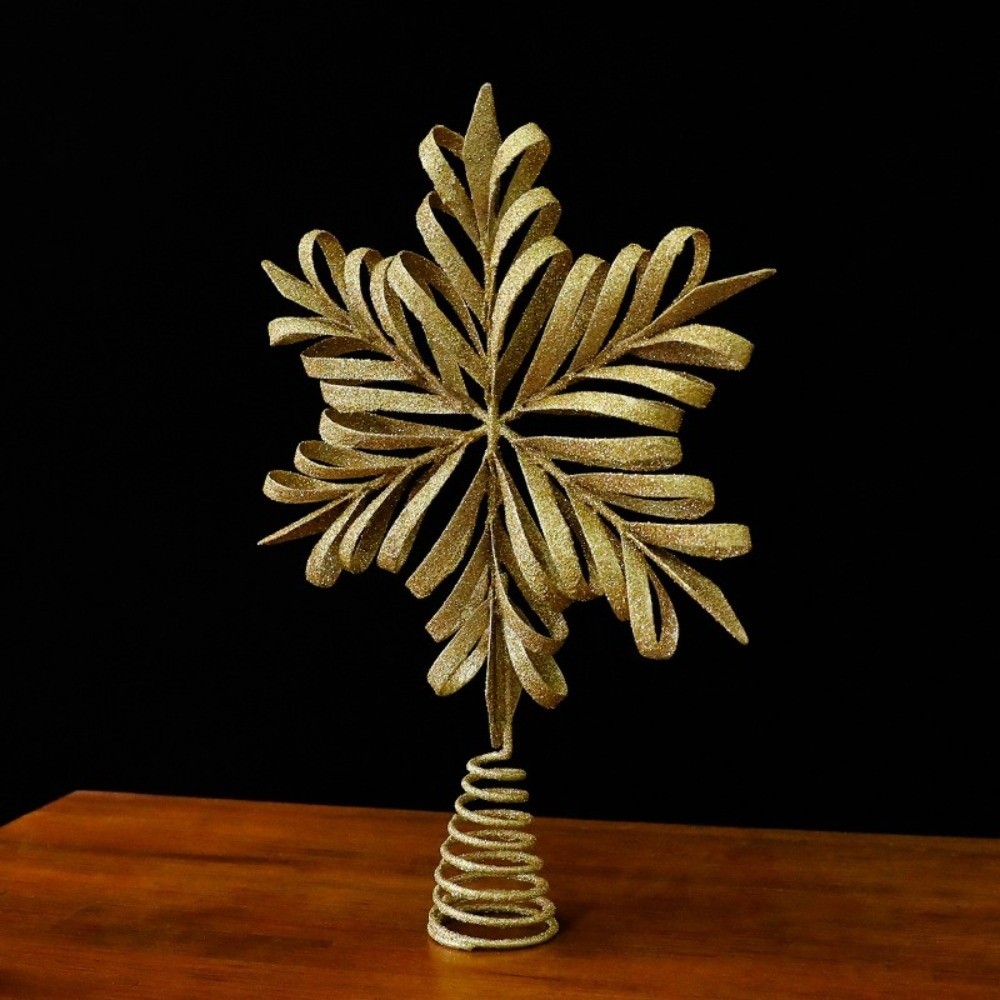 Hiasan Puncak Pohon Natal Bint - Star Tree Topper ulasan dan harga