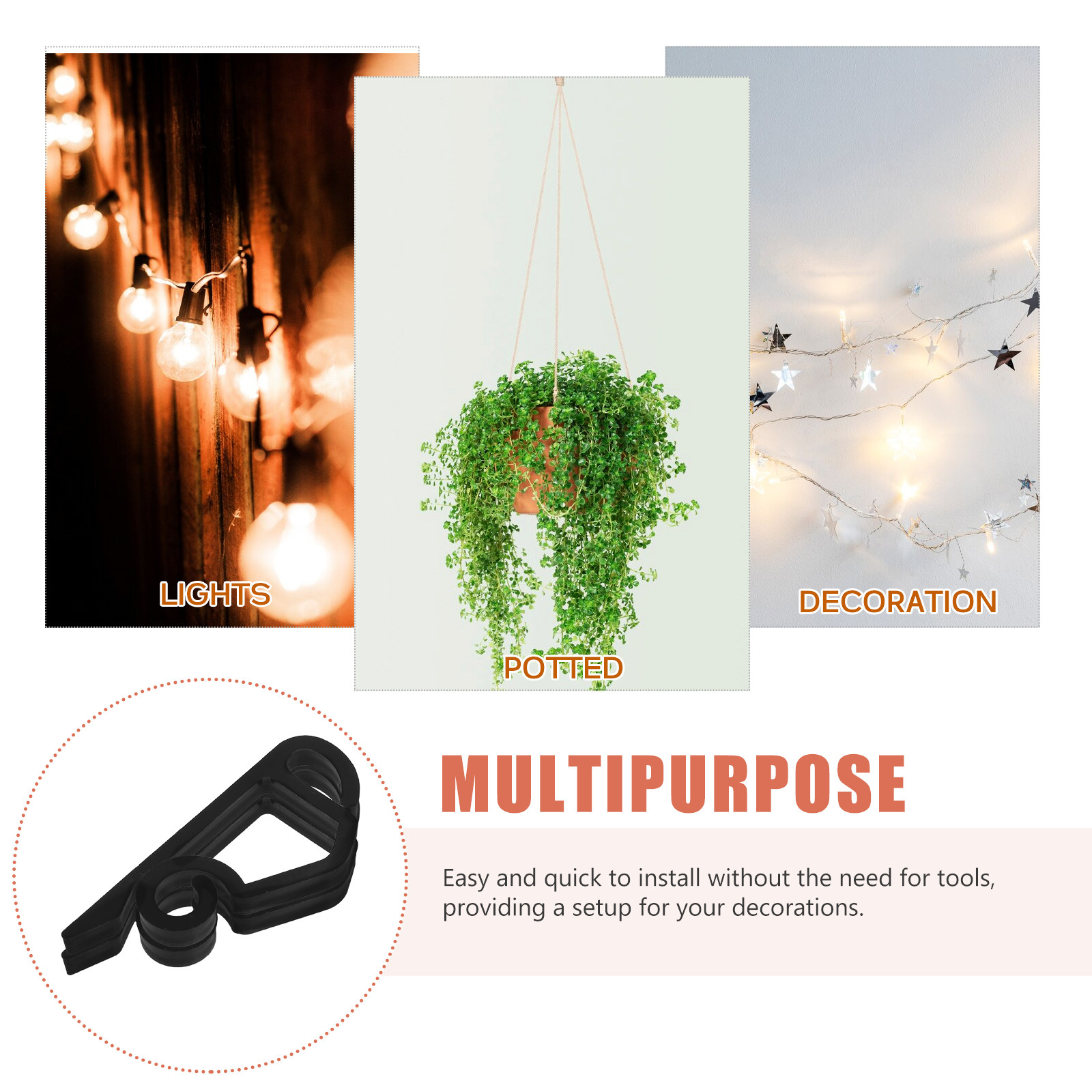 120 Buah Kait Gantung Spiral u - Christmas Lights Outdoor ulasan dan harga
