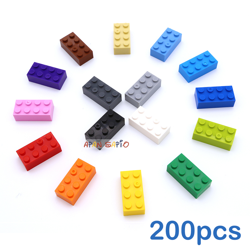 200 Buah 2X4 Dot DIY Blok Bang - Lego Set Creator ulasan dan harga