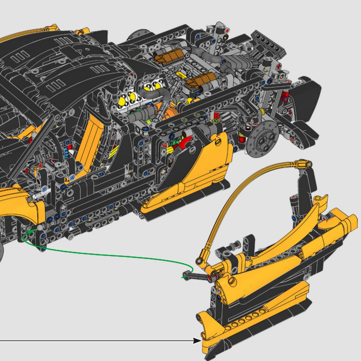 Mobil Sport Kuning Rakitan 1:8 - Lego Set Technic ulasan dan harga