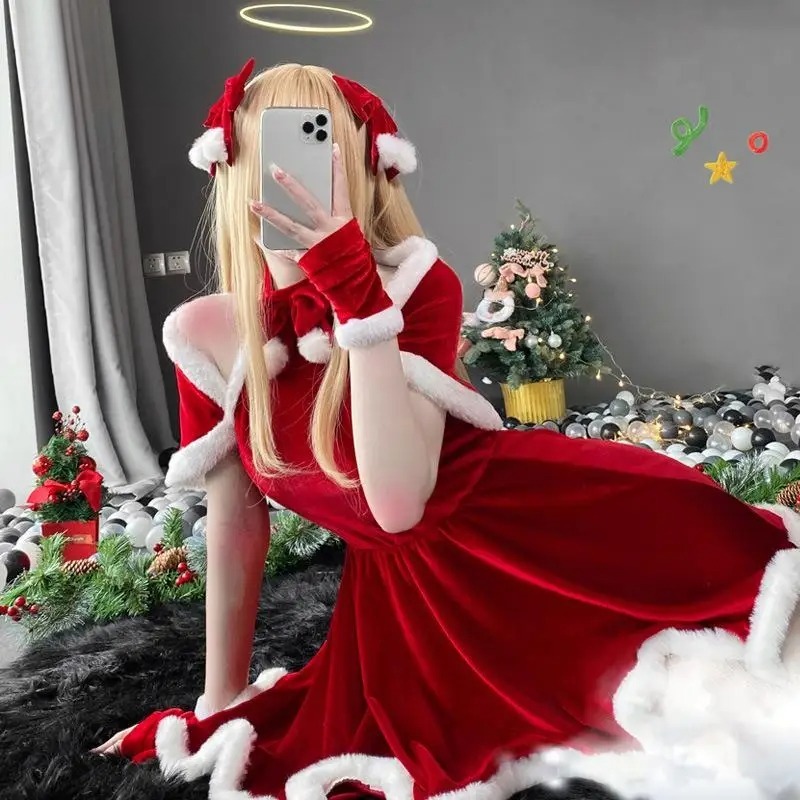 Aksesori Gaun Kostum Cosplay N - Elf Costume Christmas ulasan dan harga