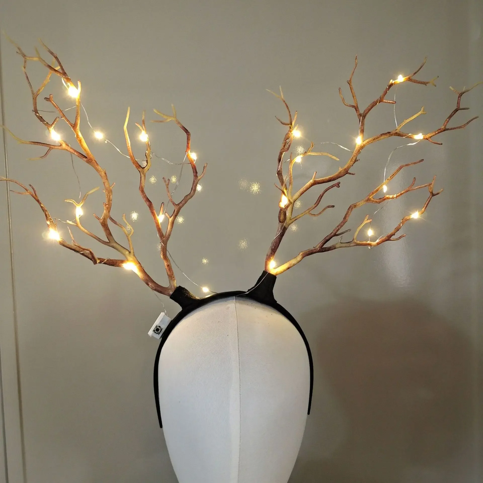 Bando tanduk rusa menyala pere - Reindeer Antlers Headband ulasan dan harga