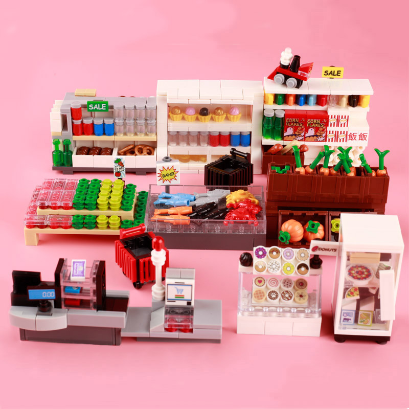 MOC blok bangunan kota Superma - Lego Set Creator ulasan dan harga