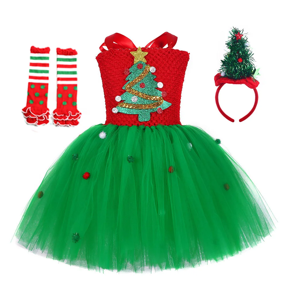 Gaun Tutu Natal Anak-anak Kost - Elf Costume Christmas ulasan dan harga