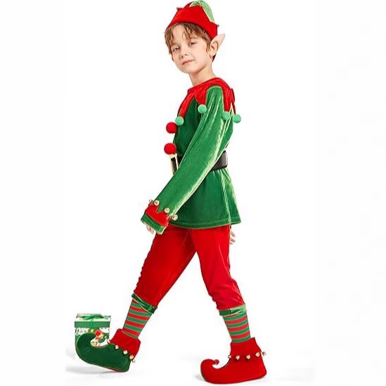 Set Kostum Elf Natal Pakaian B - Elf Costume Christmas ulasan dan harga