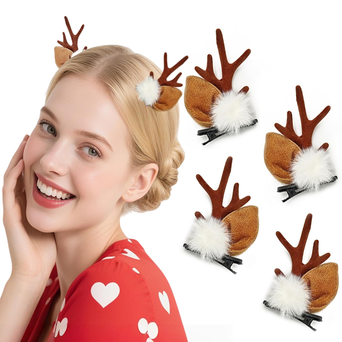 1/2 Pasang Ikat Kepala Tanduk  - Reindeer Antlers Headband ulasan dan harga